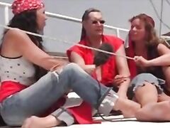 Velvet Swinger club boat trip gangbang and orgy